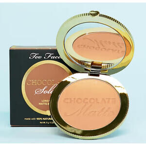 Too Faced 'CHOCOLATE' Soleil Matte Bronzer - 0.28oz/8g - NEW in Box